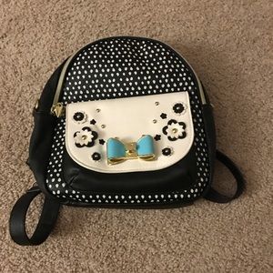 Betsey Johnson Backpack Mini Purse